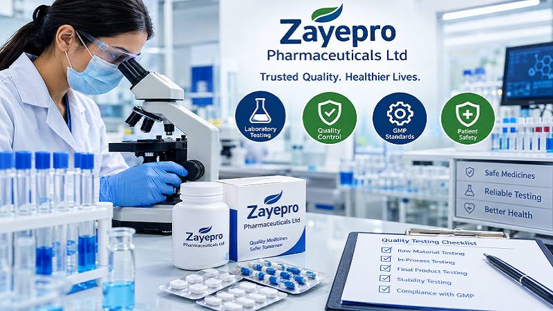 Zayepro Pharmaceuticals Ltd Tested